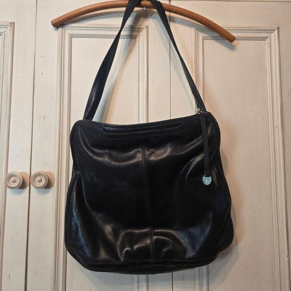 Hobo Black Leather Purse